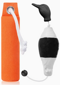 Dog Training Dummy Set – Floating Bumper & Dove Decoy for Retriever Land & Water Training