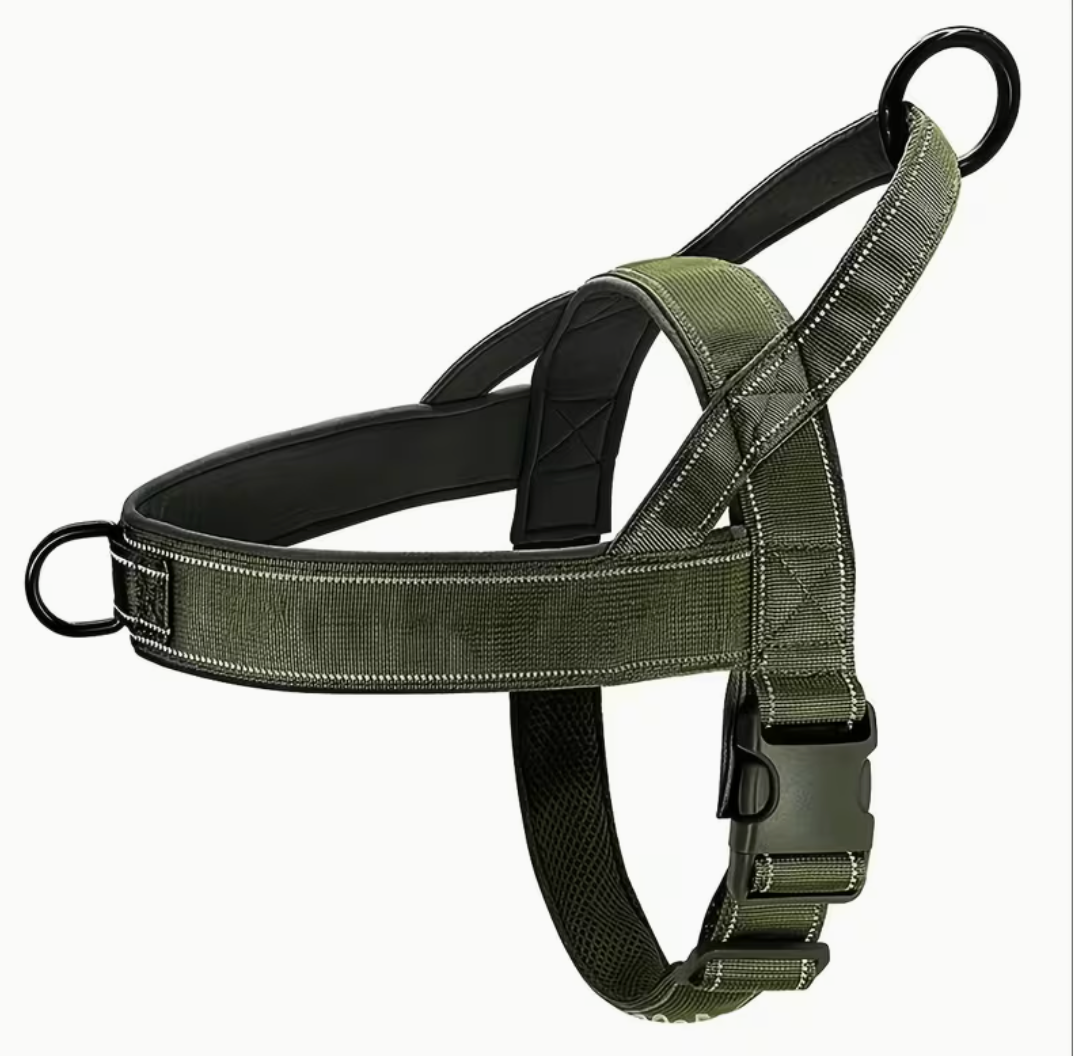 No-Pull Dog Harness with Handle – Adjustable Tactical Fit for Medium & Large Dogs